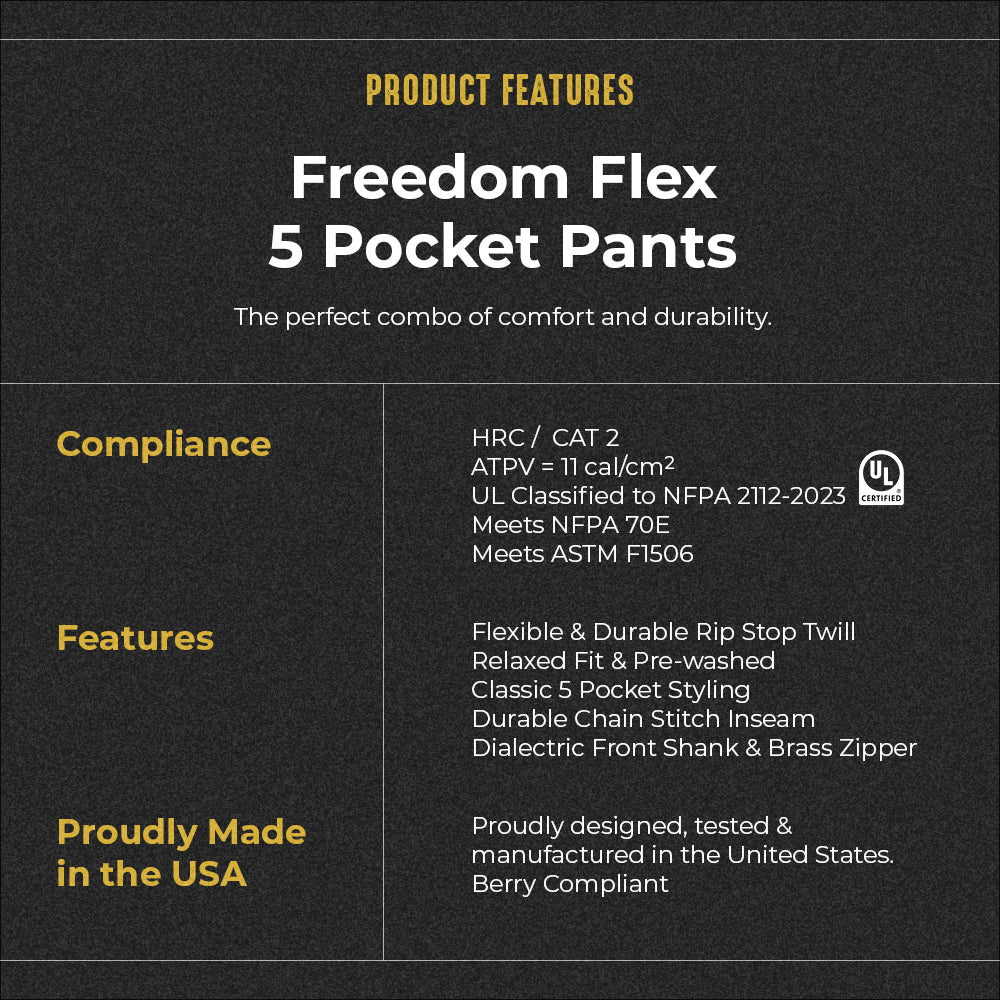 Freedom Flex 5-Pocket Flame Resistant Pants - Image 5