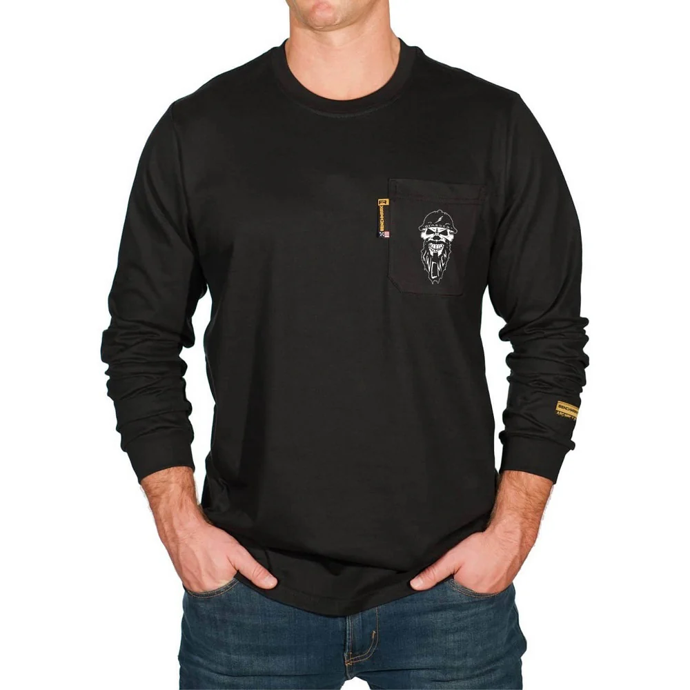 Bearded Lineman Crest Graphic FR Shirt - Image 6