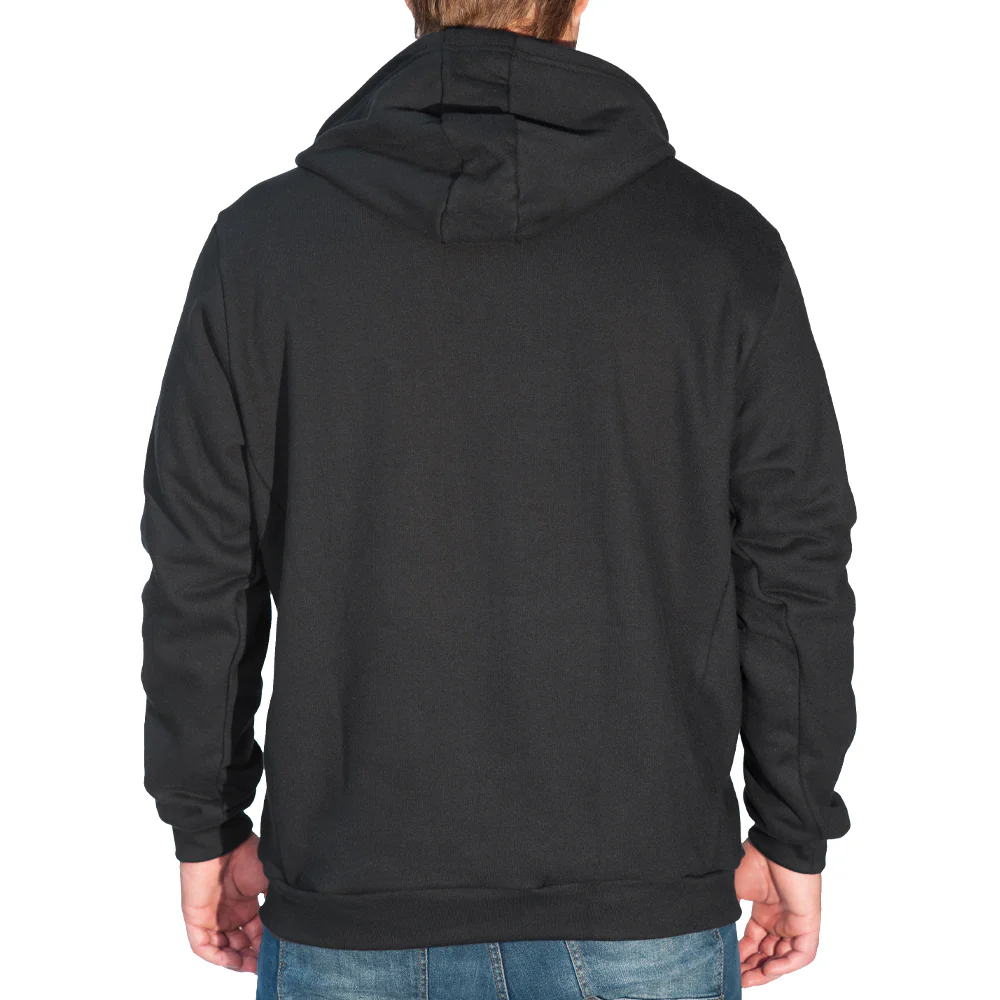 Zip-Up Black FR Hooded Sweatshirt - Image 9