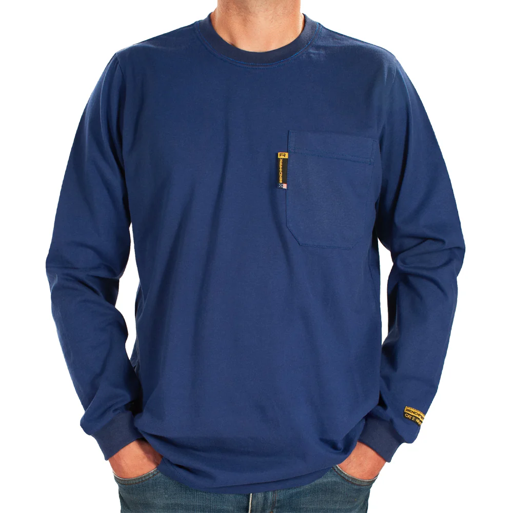 Men's Lightweight Long Sleeve FR T-Shirt - Image 12