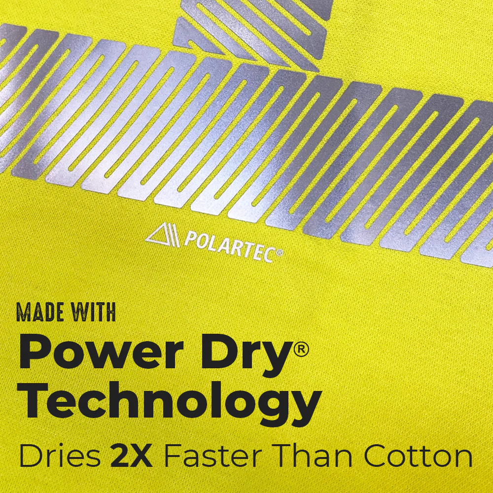Polartec Hi Visibility Flame Resistant Shirt with Segmented Striping - Image 3